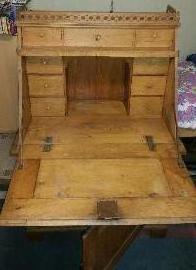 writing desk old oak